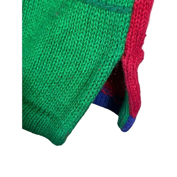 Quacker Factory Knit Sweater 2x Red Sequin Vtg Lighthouse Retro Classic Preppy - Picture 7 of 15